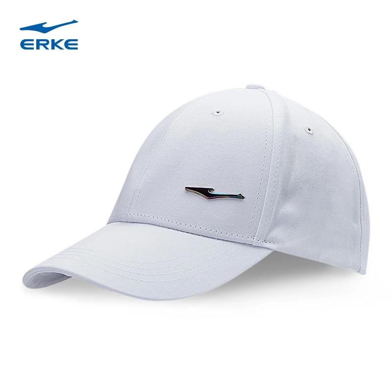 Hongxing Erke White Hat Men and Women Couple New Autumn and Winter Sun Hat Brim Hat Fashion Baseball Cap Sports Cap